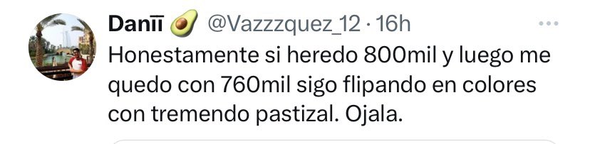 andrea_economia's tweet photo. Mientras en España sigamos con esta mentalidad, estamos jodidos. 

No puedo más. Y no, no voy a heredar esa cantidad ni muchísimo menos. Pero sé que de hacerlo, no me gustaría que me robasen 44.000€. 

Lo que no quiero para mí, no lo quiero para los demás. Y menos por envidia. https://t.co/pgOJxDnxtf