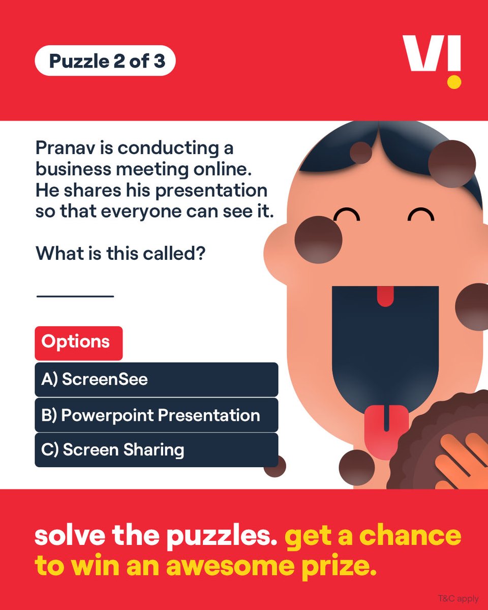 ViCustomerCare's tweet photo. The birthday after-party celebrations are in full swing 🥳🎂  
Solve this puzzle, share your answers in the comments using #ViTurns3, and stand a chance to win Disney+ Hotstar 🎬, unlimited calls 📲, 2GB/day ⬇ for a year or win amazing vouchers 🎫. 
.
.
#Contest #ParticipateNow https://t.co/8qW0H0Uq6b
