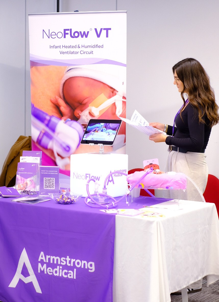 TVWNeonatal's tweet image. &quot;It&apos;s the little things&quot; that matter during neonatal respiratory support. @armstrongmed are here today at the #TVWNeonatalStudyDay2023 to support our event #NeoFlow