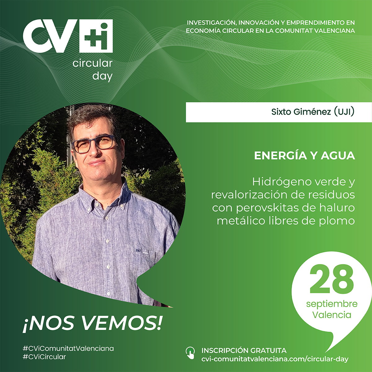 Join us tomorrow at the CV+i Circular Day in #Valencia, where our coordinator Sixto Gimenez from @UJIuniversitat will be presenting #OHPERA, and discover the key players that are driving Valencia's economic and social development forward! 👉 rb.gy/3qv1v