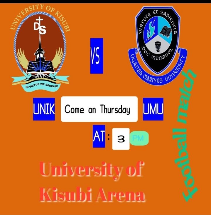 GuildUnik's tweet photo. On Thursday, 28th September, @UnivKisubi will be battling Uganda Martyrs University at the UNIK Arena. Let's all be there https://t.co/FEnYXkfHdH