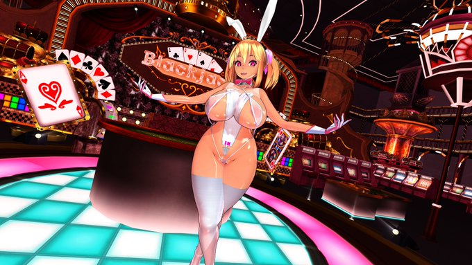 やっつけで施した疑似バニー
実は尻尾も無い。グローブもアリスのだしカフスとかにした方が良いけどひとまずそのまんま 