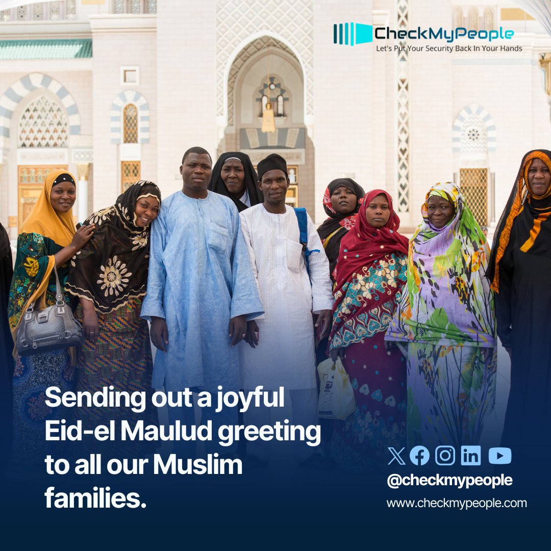 checkmypeople's tweet photo. We wish our Muslim families a happy Eid-el Maulud. Have a great holiday, and remember to document your domestic staff history with us, so other households can benefit.

Let's Get You Started Now>>
https://t.co/oVwy58LXtM

.

.

#CheckMyPeople #TrustButVerify #CheckMyPeopleStories https://t.co/GYkbNU2GvI