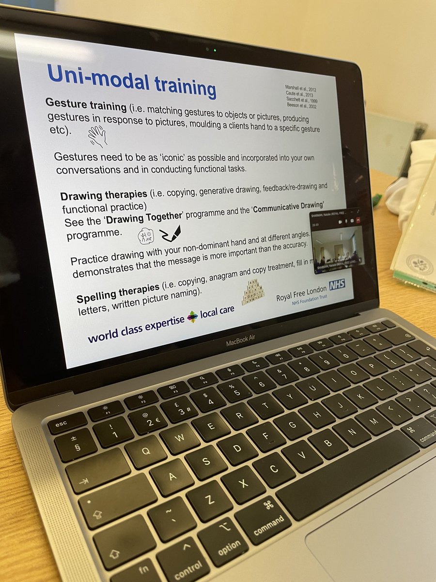 Thank you @EmmaAEM61 for feeding back from the Global Aphasia Study Day by <a href="/AcquireSLT/">Dr Sharon Adjei-Nicol</a>. Loved the concept of non-verbal tasks underpinning the success of functional communication in pwGA and very keen to get started! #globalaphasia #cpd #mySLTday