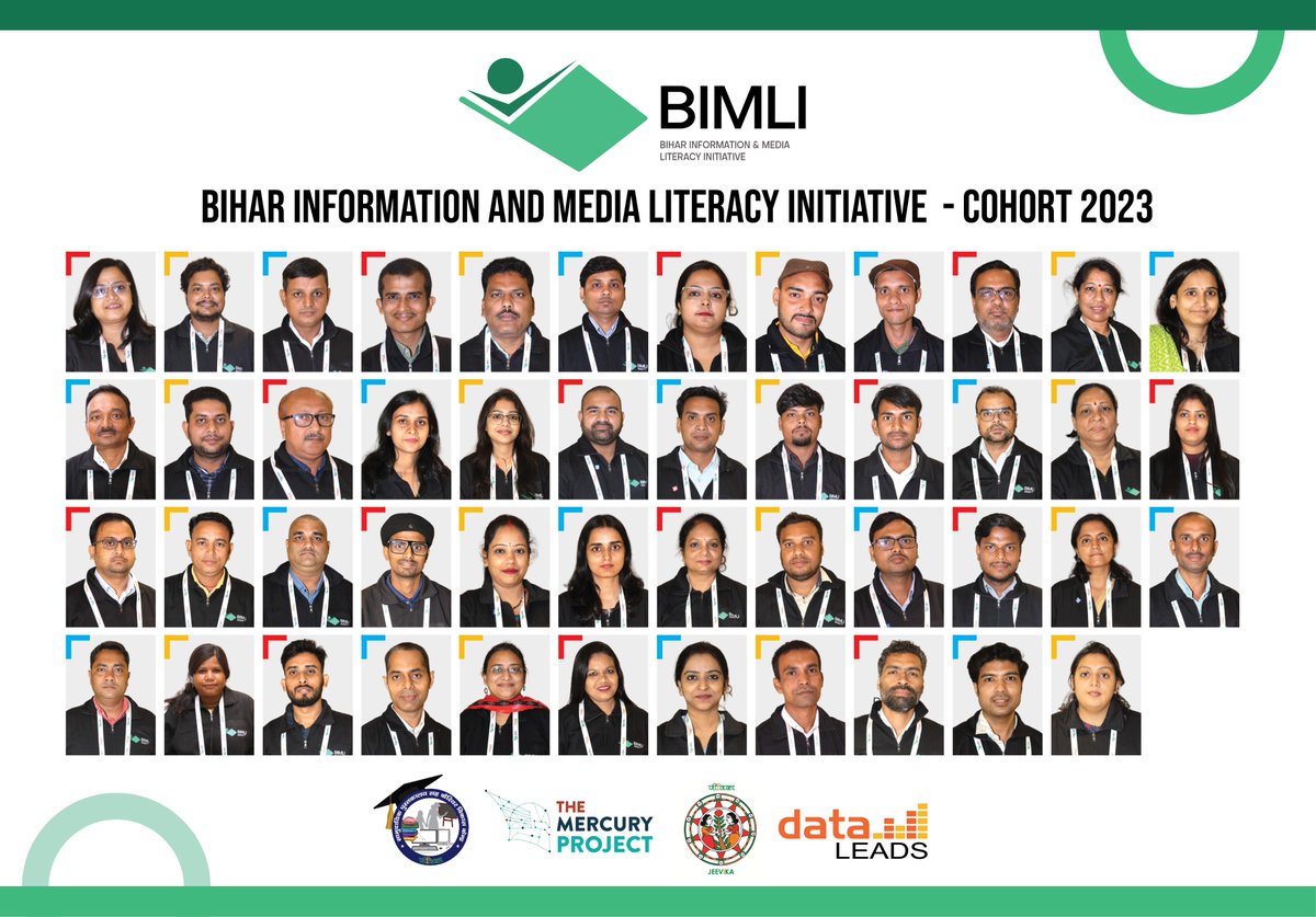 data_LEADS's tweet photo. Meet our freshly brewed bunch of #healthliteracy trainers treading the corners of #Bihar for the Bihar Information & Media Literacy Initiative, BIMLI. These trainers will now chart a new journey of information & #medialiteracy intervention for school students https://t.co/Dxma85LoBR