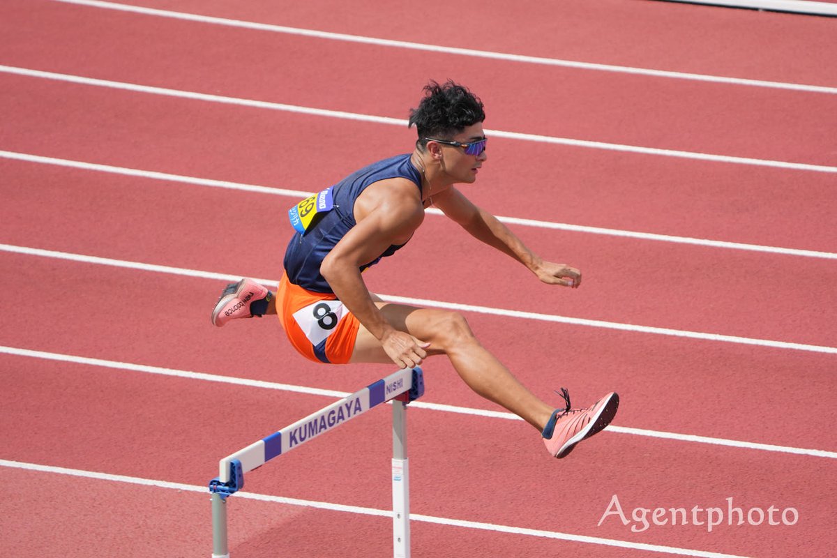 AgentPhoto_F's tweet photo. #日本インカレ  2023.9.16
【男子 400mH 準決勝】 
5位 50.23
水口 海 選手 (法政大)
#92日本IC
#AgentPhoto2023 https://t.co/8eAKuQ6Tvt