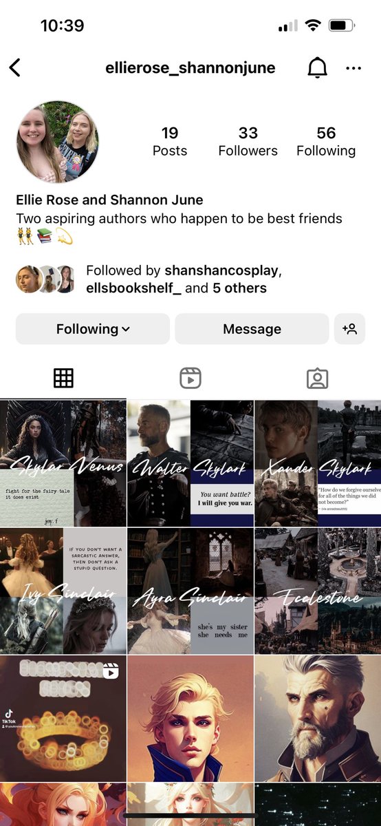 ellslibrary's tweet photo. My best friend and I are writing together! We are currently working on a trilogy involving twin sisters, elemental magic, sacrifice, betrayal and love! Keep up to date with our instagram! https://t.co/nuoD6g5FAg