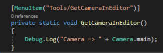 tonytonyMalta's tweet photo. @andytouch Can't you use Camera.main? https://t.co/vCXUGhi0lV