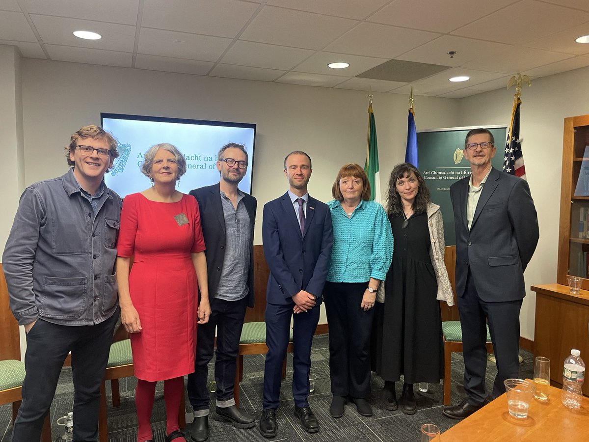 Little Island Books (@littleislandbks) on Twitter photo Day 2 of #LittleIslandUSAtour🇺🇸 ended with a wonderful roundtable event at the Consilate General of Ireland in Boston. Authors and publishes pictured here with Vice Consul, Paul Rooney.
#LittleIslandUSAtour made possible by <a href="/culture_ireland/">Culture_Ireland</a> Day 2 of #LittleIslandUSAtour🇺🇸 ended with a wonderful roundtable event at the Consilate General of Ireland in Boston. Authors and publishes pictured here with Vice Consul, Paul Rooney.
#LittleIslandUSAtour made possible by <a href="/culture_ireland/">Culture_Ireland</a>