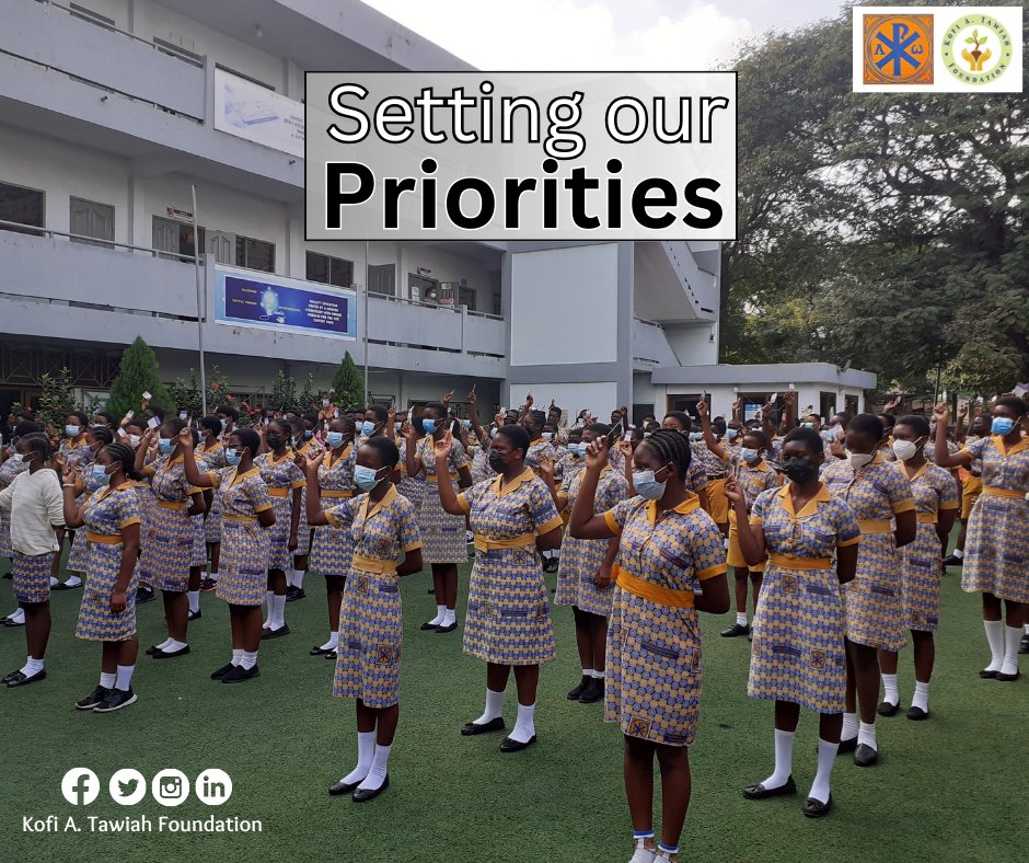 KofiATawiahfdn's tweet photo. Orderliness is also about prioritizing to make the best use of the time available to you. Endeavour to have daily responsibilities to fulfil a long-term goal you have established. Set priorities and be prepared.
#charactereducation
#characterdevelopment
#education
#orderliness https://t.co/eP4K6XfeFV
