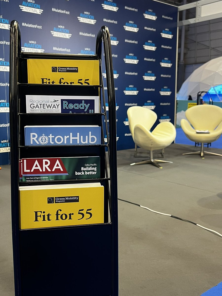 Get a free copy of the The Green Mobility Magazine at #WAF2023! 

Available in Hall 1. 

#aviationfest #aviation