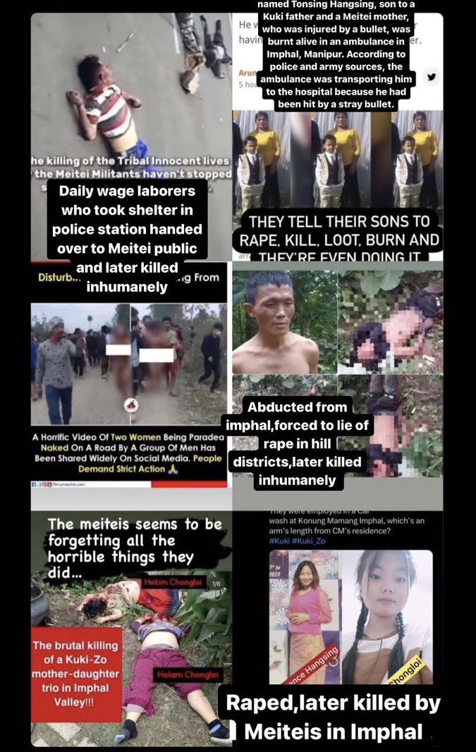 Muffin_Head31's tweet photo. Thread 2/2: While the swift action in expediting justice is welcome, how can we forget hundreds of Kuki-Zo, who lost their lives at the hands of meitei militants? The bias is unparalleled, but remember a biased govt. only brings chaos and destruction. #ManipurViolence https://t.co/ZSlV0vh6Em