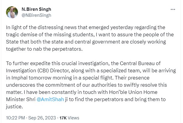 Muffin_Head31's tweet photo. Thread 2/2: While the swift action in expediting justice is welcome, how can we forget hundreds of Kuki-Zo, who lost their lives at the hands of meitei militants? The bias is unparalleled, but remember a biased govt. only brings chaos and destruction. #ManipurViolence https://t.co/ZSlV0vh6Em