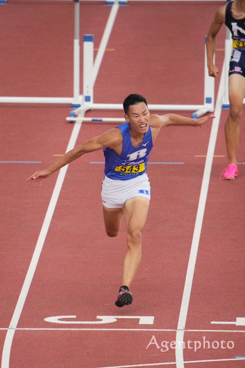 AgentPhoto_F's tweet photo. #日本インカレ  2023.9.15
【男子 110mH 予選】 
1位 13.58 (+1.7)
町 亮汰 選手 (国際武道大)
#92日本IC
#AgentPhoto2023 https://t.co/fvGXHZnpwI