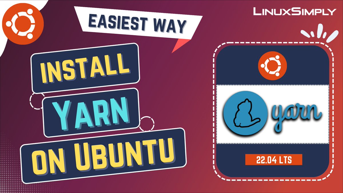 LinuxSimply's tweet image. 🌐 Elevate your Linux-based JavaScript projects! Follow these steps to install Yarn, the efficient package manager, and streamline your development workflow.
YT Link: youtu.be/aIEkjb1RrZ4
#LinuxTutorial #Yarn #JavaScript #Tutorial #linuxsimply #video #viralreels #viralvideo