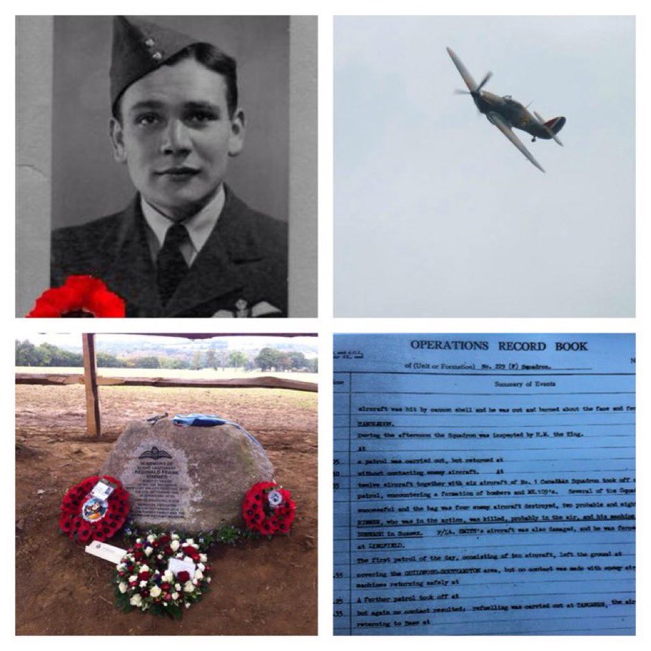 mplsharp's tweet photo. Thinking of my Great Uncle today, as every year, on the anniversary of his death in the Battle of Britain 27/09/1940.
I am now twice as old as he was on that day and will be forever grateful to him and The Few for what they gave for us. @HurricaneR4118 @BattleofBritain https://t.co/L0HjJQBUmx
