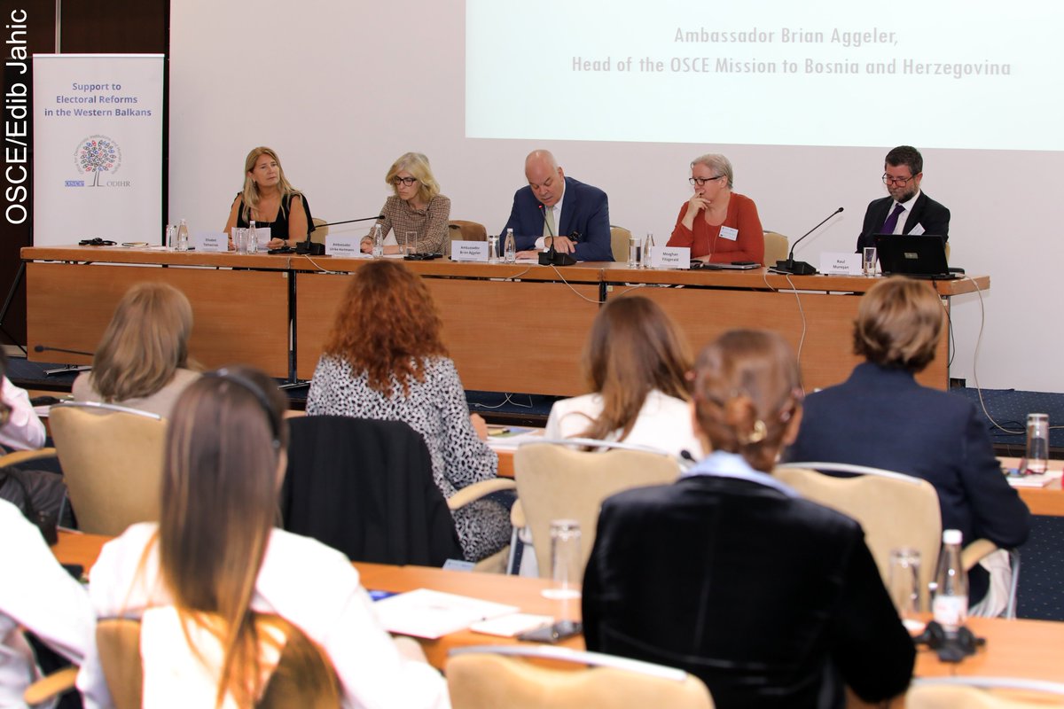 Effective election administration is key to holding democratic #elections. Election management bodies, #CivilSociety &amp; experts from #WesternBalkans joined us in Sarajevo as part of the @eu_near &amp; @AustrianDev-funded project to support #ElectoralReform: bit.ly/3tfaqmy