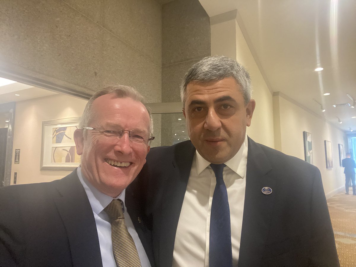 Today is World Tourism Day. I’m in Riyadh at the World Tourism Day conference representing NEOM on a panel conversation themed ‘Building bridges’. Great to meet my old friend, Secretary General of the United Nations WTO, Zurab Pololikashvili. @UNWTO @pololikashvili #WTD2023