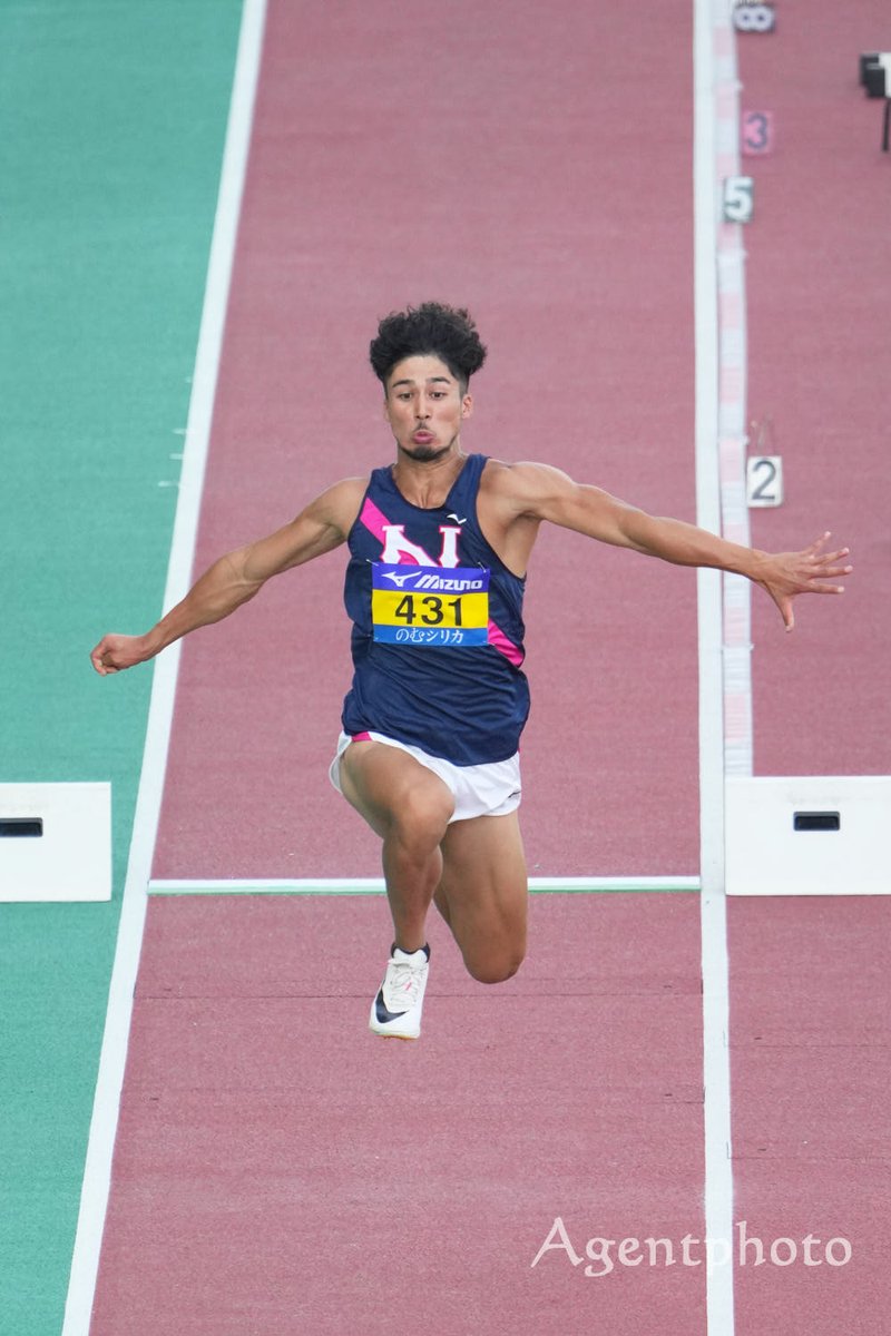 AgentPhoto_F's tweet photo. #日本インカレ  2023.9.16
【男子 三段跳】 
9位 15m39 (+1.7)
廣田 麟太郎 選手 (日本大)
#92日本IC
#AgentPhoto2023 https://t.co/w3ad58pCvg