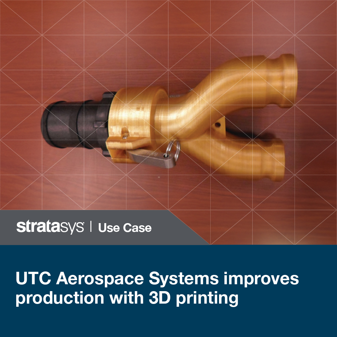 SergeInowlocki's tweet photo. UTC Aerospace Systems chose Stratasys #3Dprinting to produce a new nozzle using a high performance material as a means to cut cost and lead time. Costs were reduced by 62.5% and only took 1 day to print compared to 21 days to make on a CNC machine. https://t.co/5dB3SoRwHU https://t.co/crMWCPiPfN