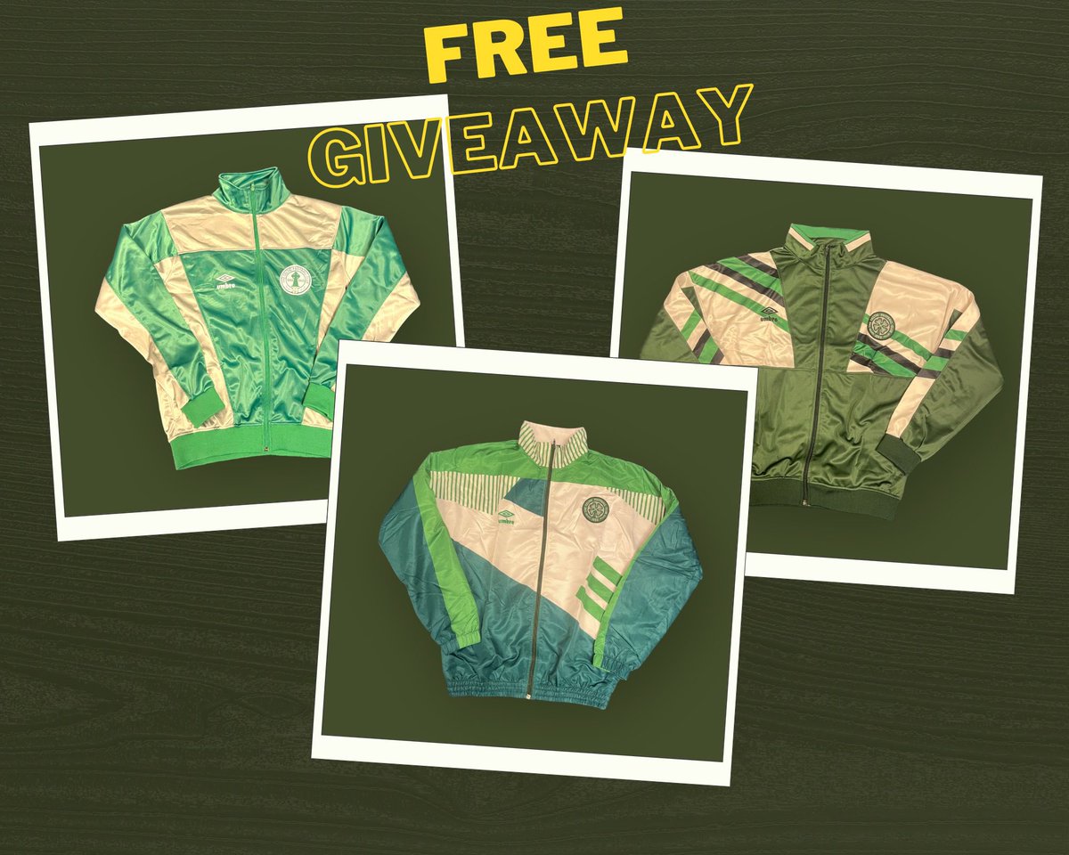 retro_shirts1's tweet photo. 🎉 Enter for a chance to win one of our 3 in-stock Celtic TrackTops! Here's how:

1️⃣ RT this post
2️⃣ Tag your friends
3️⃣ Like this tweet

Remember, you must complete all steps to be eligible. We will select 3 lucky winners. Good luck! 🍀 https://t.co/bvAhKZMqWa