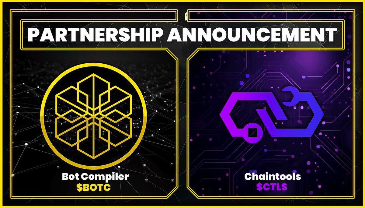 Omni_Terminal's tweet image. $BOTC 🤝 $CTLS

We have formed a strategic partnership with
@ChaintoolsTech that will increase adoption of both platforms and begin to generate revenue for our Treasury.

We will also be utilising their new innovative LP feature ‘ChainGrow’, a formal announcement regarding this…