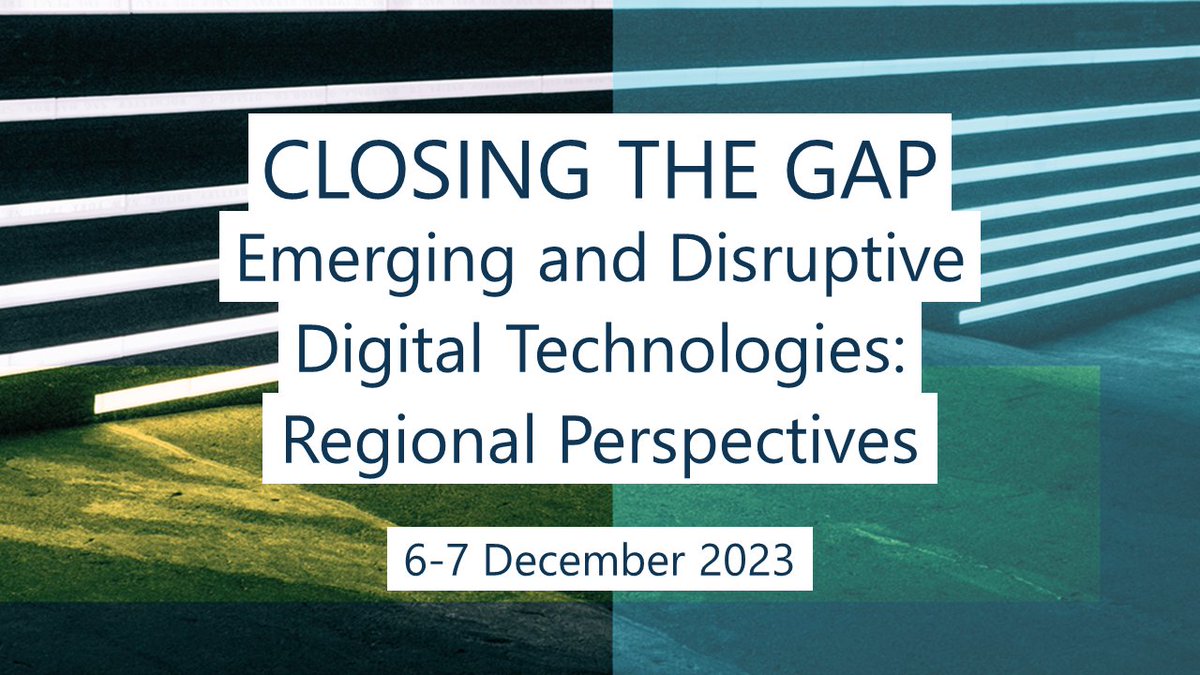 📣 Registrations for #ClosingTheGap2023 are now open!

On 6 and 7 December join us in The Hague to explore regional perspectives on emerging and disruptive #digital technologies.

Sign up here: eucyberdirect.eu/events/closing…
