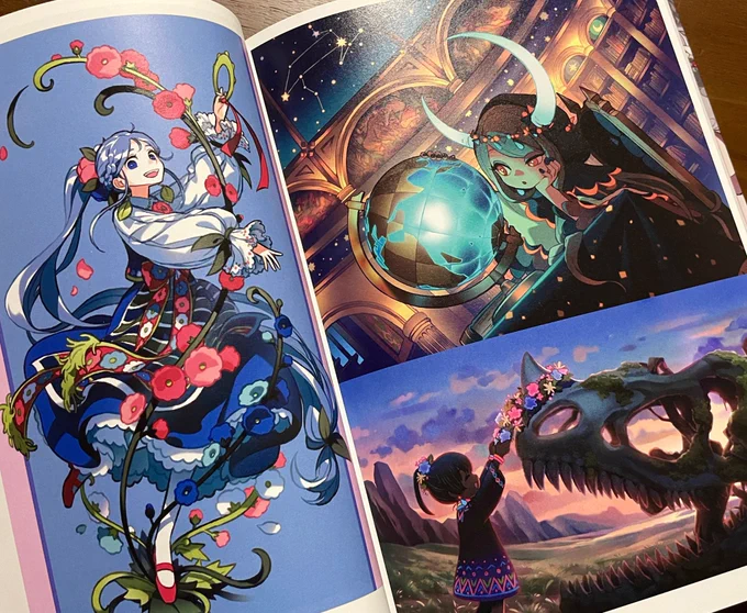 【お知らせ】
9月28日発売『VISIONS 2024 ILLUSTRATORS BOOK』の見本誌をご恵贈いただきました!私の作品が載っているページ、青色の発色がとても綺麗でした💙✨
是非ともよろしくお願いいたします🙌
https://t.co/qG3KNG6Nzf

#VISIONS2024 