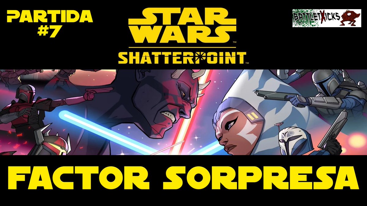 Más Star Wars Shatterpoint, en esta ocasión con la reina Padme Amidala y la maestra jedi Luminara Unduli por la República, enfrentándose al General Grievous y al cazarrecompensas Cad Bane por el lado Separatista.
youtube.com/watch?v=UL2UUr…
Cuidaos mucho tod@s!
#shatterpoint