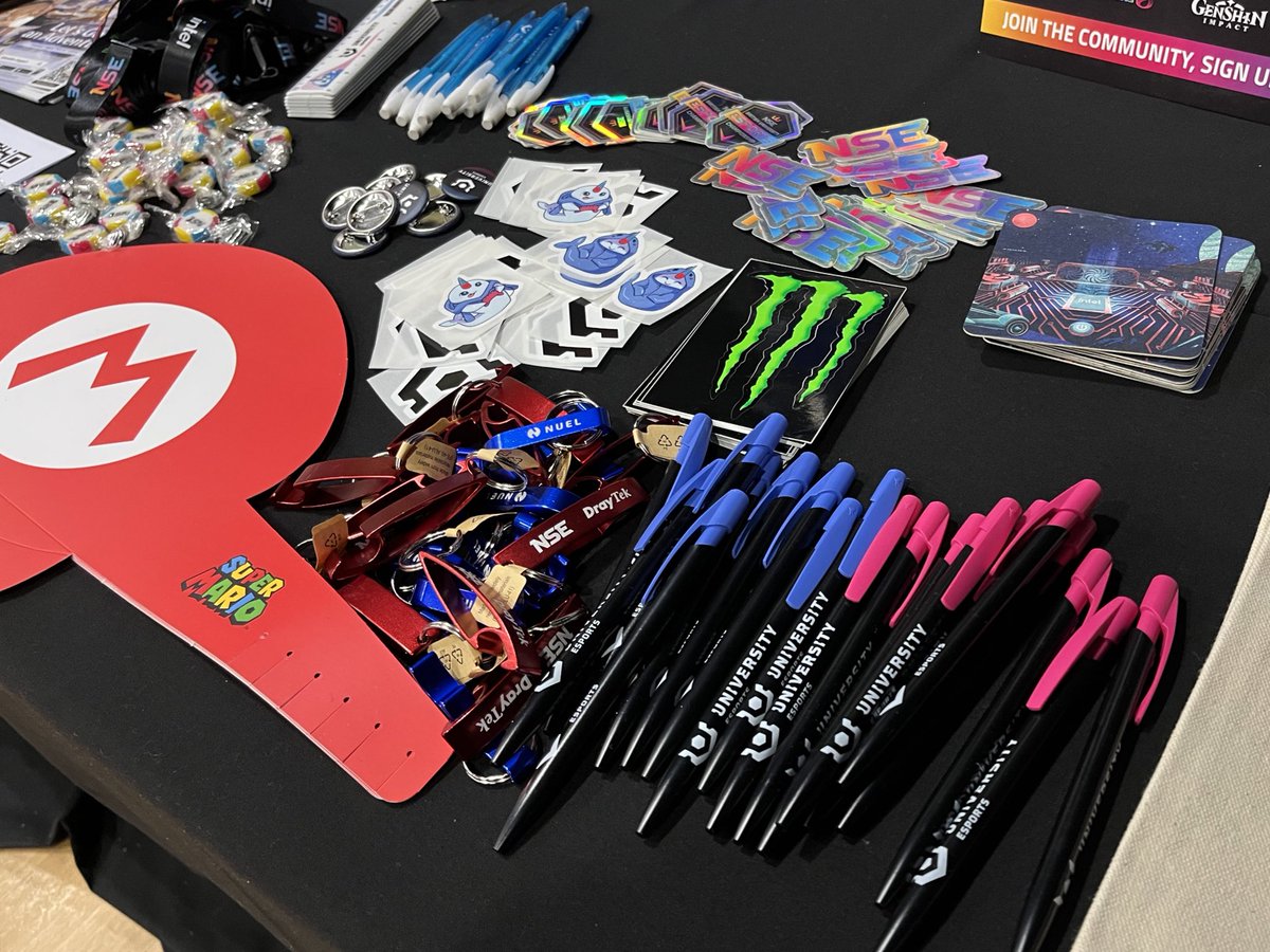 We’re at <a href="/NorthumbriaSU/">Northumbria Students’ Union</a> Societies Fair today! We’re at the first floor in the SU with some goodies from <a href="/nse_gg/">National Student Esports</a> and <a href="/UniEsportsUKI/">UNIVERSITY Esports UK & Ireland 🏳️‍🌈</a> - come say hello!