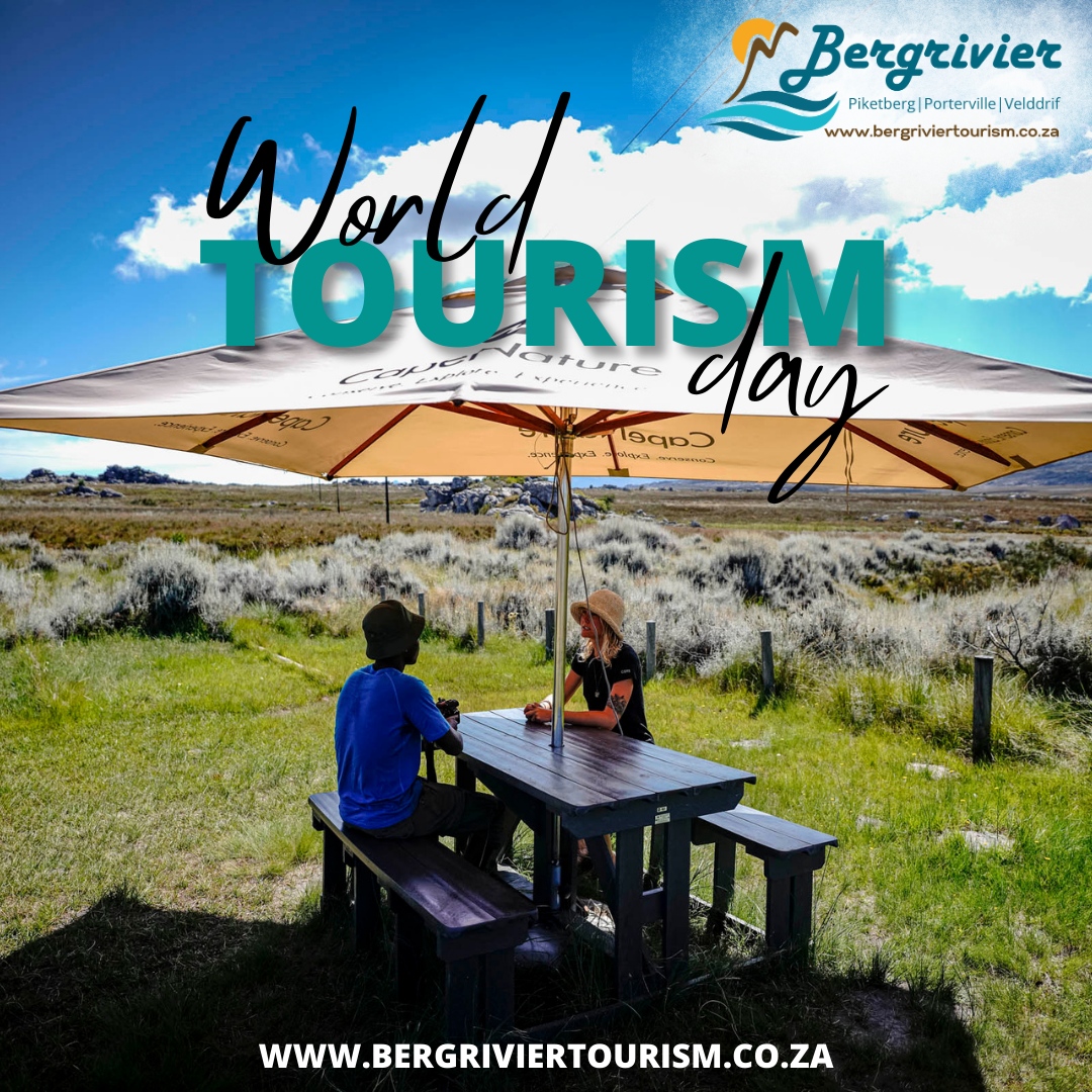 Happy World Tourism Day from Bergrivier Tourism! Today, we celebrate the beauty of exploration and the magic of travel! 

#WorldTourismDay #SustainableTravel #BergrivierTourism