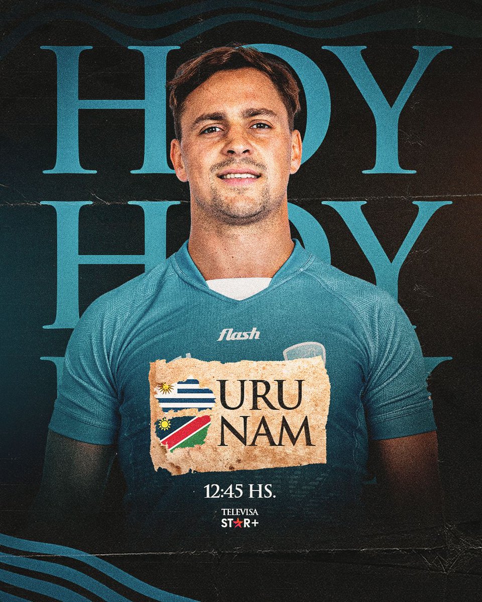 TerosXV's tweet photo. ⭐️ ¡𝐇𝐎𝐘 𝐉𝐔𝐄𝐆𝐀𝐍 𝐋𝐎𝐒 𝐓𝐄𝐑𝐎𝐒! ⭐️ 

¡#Uruguay 🇺🇾 se enfrenta a @RugbyNamibia 🇳🇦 en Lyon por el Grupo A de la Copa del Mundo! 

#VamosTeros #EmpujamosJuntos https://t.co/4cx6IRwean