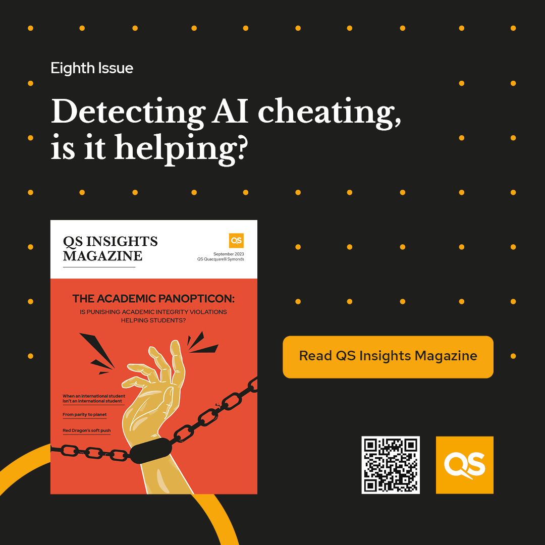 QSCorporate's tweet photo. This month's edition of QS Insights Magazine is out now: https://t.co/S14p6KFiGb

This month's cover story, "The Academic Panopticon", explores how increased scrutiny over the use of #AI-generated content may be harming learning.

#QSInsights #QSInsightsMag #QSWUR https://t.co/wGmPiOdvGq