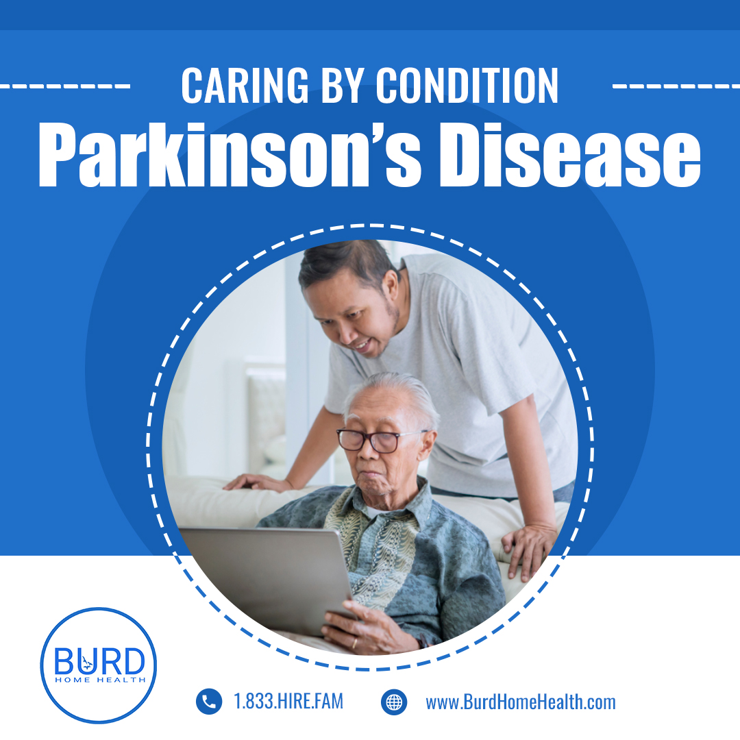 Taking care of a loved one with Parkinson's can be challenging, but providing specialized care can make a significant impact on their well-being. 

#ParkinsonsAwareness | #ParkinsonsSupport | #Caregiving | #SpecializedCare #BURDHomeHealth