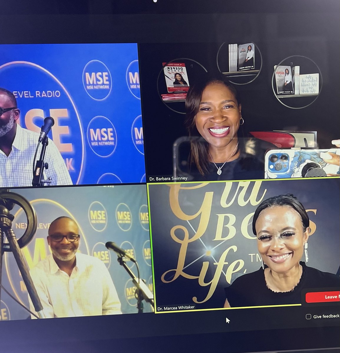 drbswinney's tweet photo. ...and that's a wrap! So much fun hanging out with Girl Boss, Destiny Life Coach, and Host of Up Sis Up, Dr. Marcea Whitaker! Thank you Dr. Marcea @drmarcea and Engineer, Richard Adams, for giving me the space to go DEEPER!
#itsalwaysdeeper #girlbosslife #upsisup https://t.co/cSJcHBrXoa