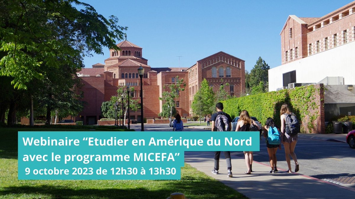 UPECactus's tweet photo. #EtudiantsUPEC Vous envisagez un séjour d'études aux #ÉtatsUnis ou au #Canada ? 🇺🇸 🇨🇦
RDV le 9 octobre pour un webinaire de présentation du programme @MICEFA1  📅 💻
👉 https://t.co/004QRfmNJ8

#UPEC #MICEFA #Etudieralupec #EchangesInternationaux #MobilitéInternationale https://t.co/YwIFSuCTPE