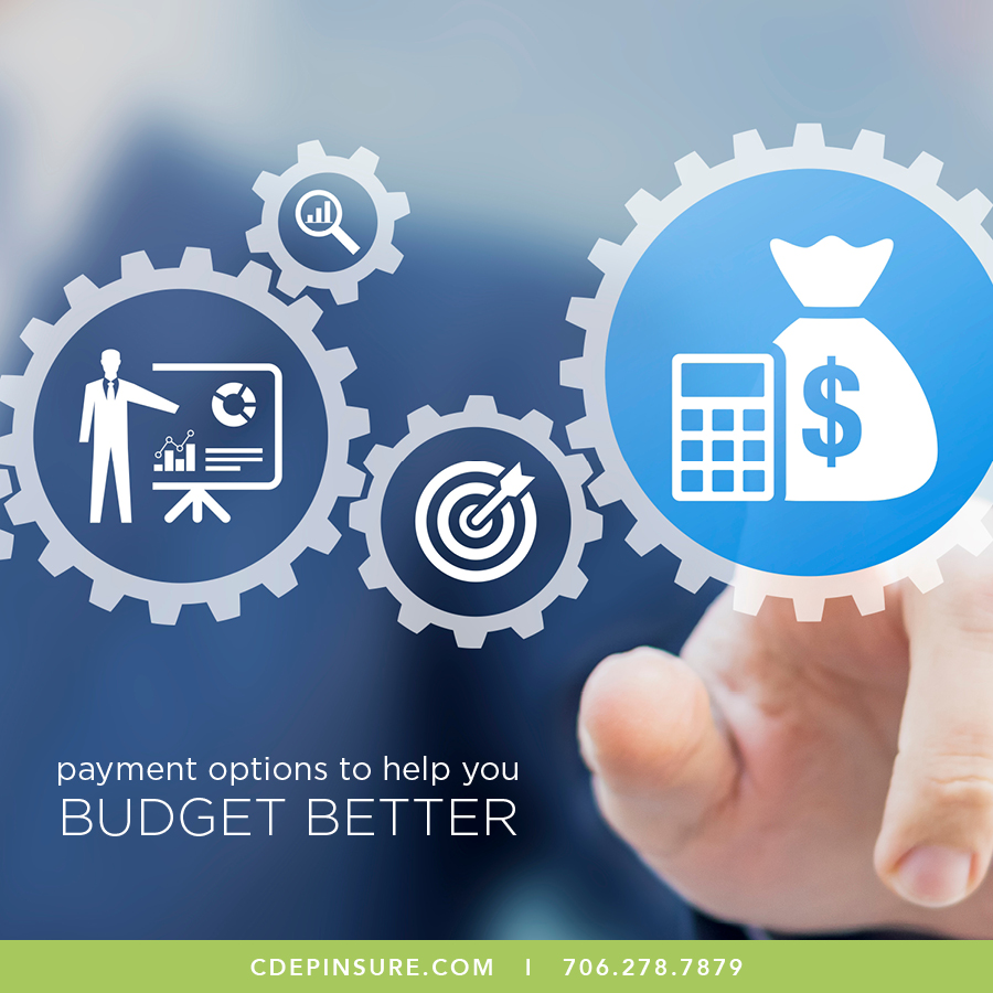 CdepInsurance's tweet image. Budget better with payment options that fit your needs. Most insurance companies offer pay-in-full, semi-annual, quarterly or monthly options.