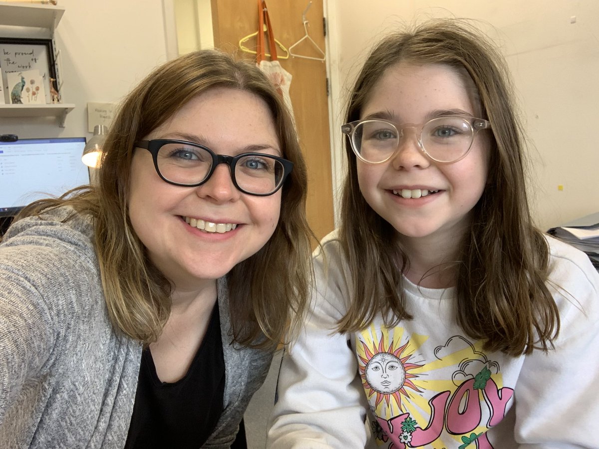 Strike action = take your daughter to work day ☺️🥰 wonder how good she is with some qual analysis… 🤔