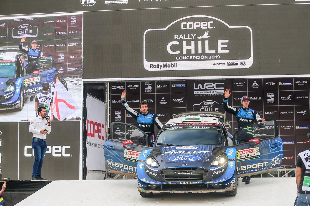 WRCgerardquinn's tweet photo. A #Ford podium, #Elfyn podium or both on Sunday #rallychile?
#rallyweek
#wrc https://t.co/DJuJUpM8ow