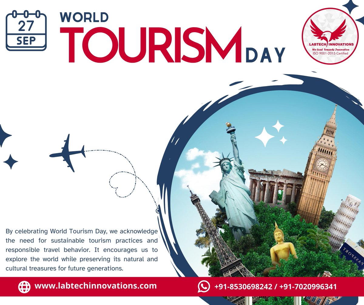 #WorldTourismDay #traveltheworld #wanderlust #tourismmatters #TourismDay #TourismForAll #daybyday #27september #tourism #TourismResearch