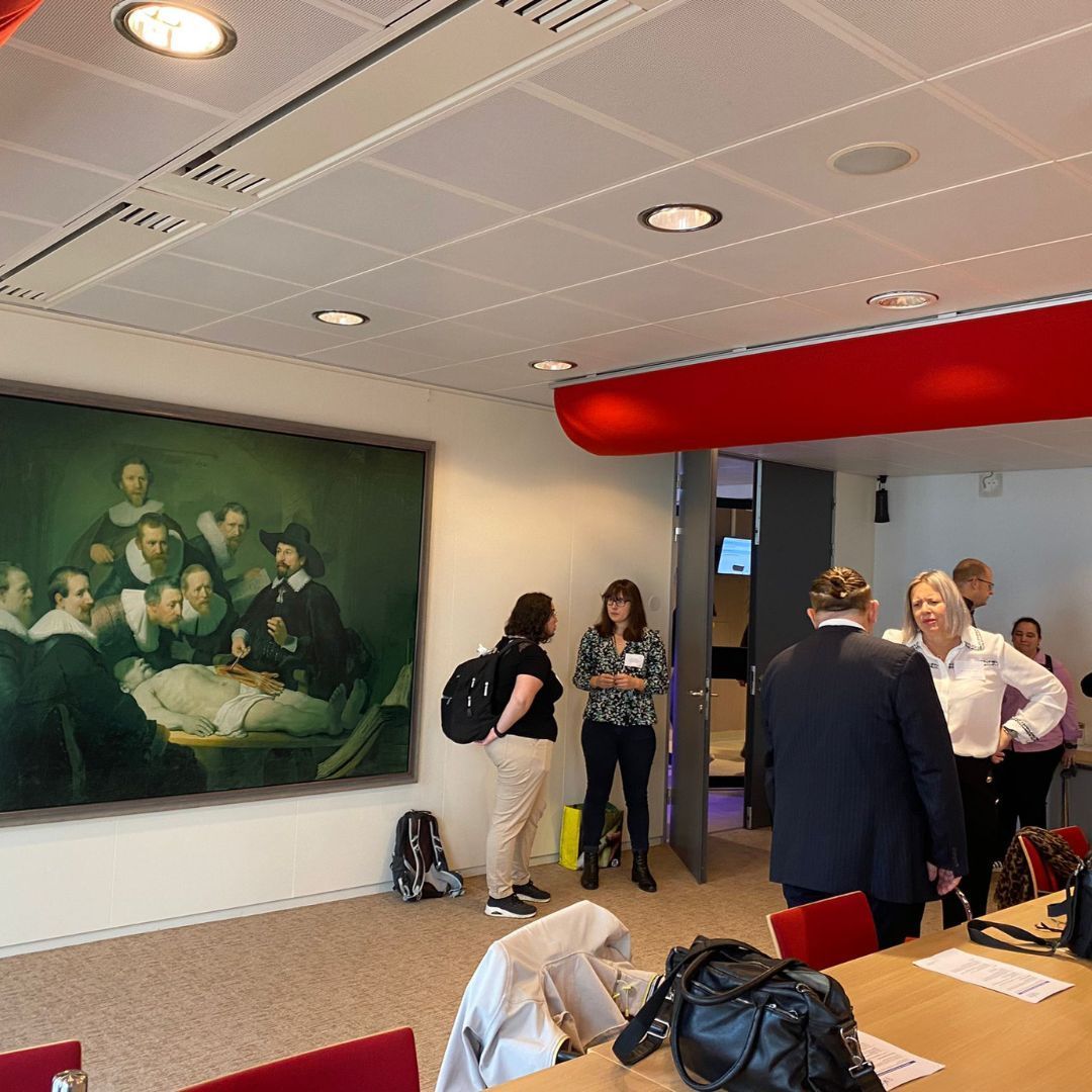 scarfreeworld's tweet photo. Our Head of Research Funds, Charlotte, is in The Hague for Day 1 of the #EViR Roundtable 🇳🇱
"Fab to catch up with colleagues old and new, including @ResearchWales. Excited to be part of the conversation on how to deliver quality #research!" 🔬
👉 https://t.co/sYesq02fVa https://t.co/N8WOvxUmRO