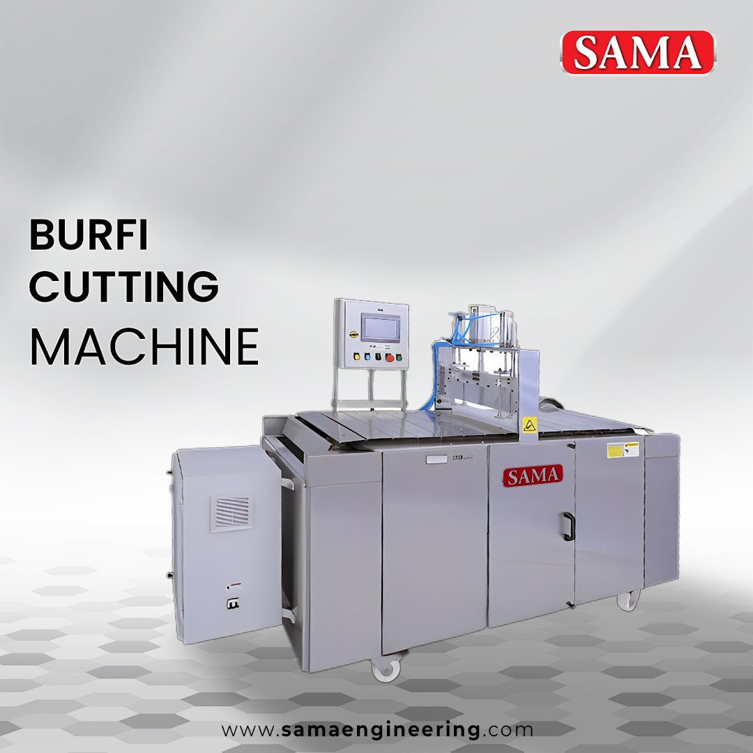 SAMAENGINEERING's tweet image. Perfect for creating a diverse range of barfi, including Kaju, Badam, Mawa, and various other varieties.

WEBSITE: samaengineering.com 
YOUTUBE: bit.ly/3EQE5Fs

#SamaEngineering #BarfiCuttingMachine #BakerySeries #CulinaryExcellence #PrecisionCrafting #Efficiency