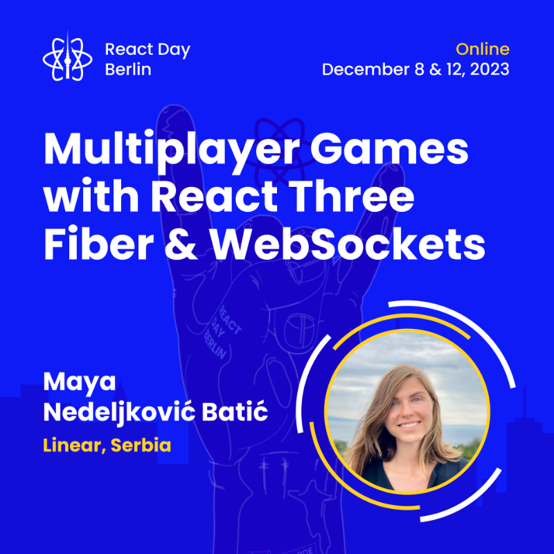 reactdayberlin's tweet photo. 🔥Both #React pros and rising stars will take over two stages at React Day Berlin. Meet creators, contributors, and super seniors such as @wSokra, @dai_shi, @eddiejaoude, @midudev, @maya_ndljk, @aidenybai.

See you in Berlin and online on 🔜 December 8 &amp; 12.
