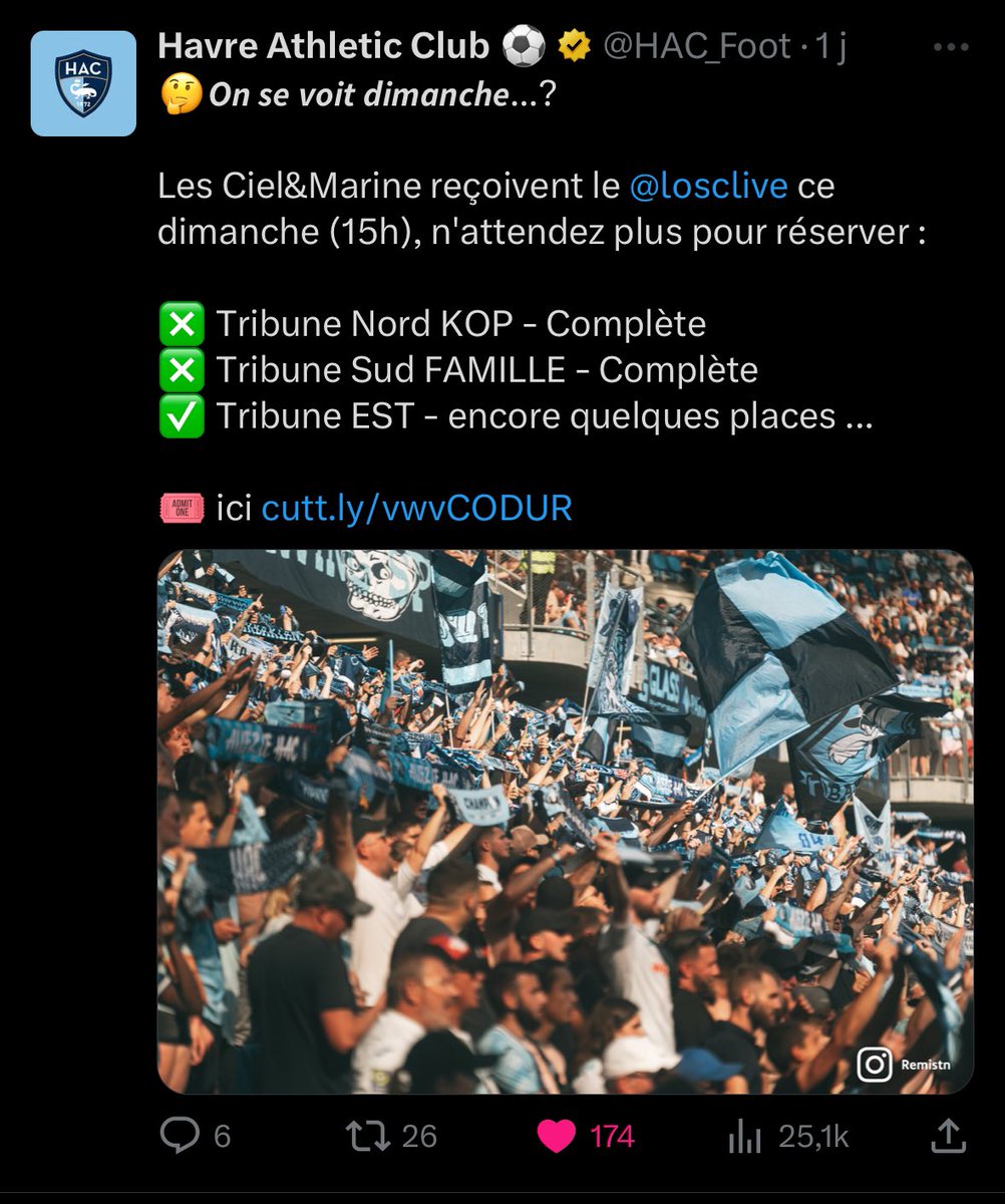 Rémi Stn (@rs076) on Twitter photo Toujours une fierté de voir ses photos publiées par le compte officiel du <a href="/HAC_Foot/">Havre Athletic Club ⚽️</a> et en plus avec la signature 🫡 #hac #lehavre #haclosc Toujours une fierté de voir ses photos publiées par le compte officiel du <a href="/HAC_Foot/">Havre Athletic Club ⚽️</a> et en plus avec la signature 🫡 #hac #lehavre #haclosc