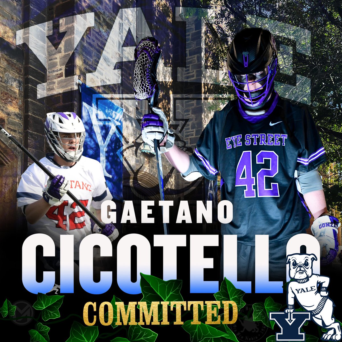 gcico42's tweet image. I am excited to announce my commitment to @YaleLacrosse

#ThisIsYale