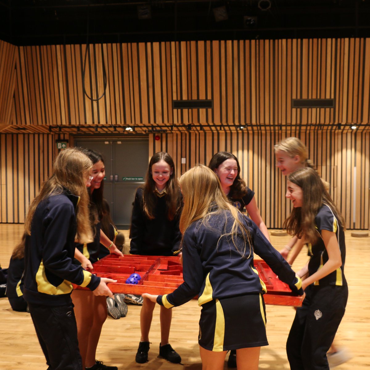 SHHSforGirls's tweet photo. Year 8 develop teamworking and leadership skills through some fun-filled activities with @problemsolveit this week. #creativity #futuresprogramme #openingminds https://t.co/jCt9UlrKhU