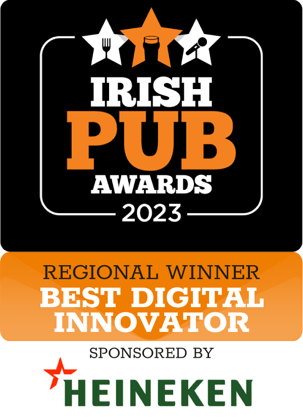 Hey everyone! We're thrilled to share that The Old Quarter is the South West Regional Winner for Best Digital Innovator at the Irish Pub Awards 2023, sponsored by Heineken Ireland. 🏆✨

Thanks to our amazing team and your continued support! 🥂 #TheOldQuarter #irishpubaward2023