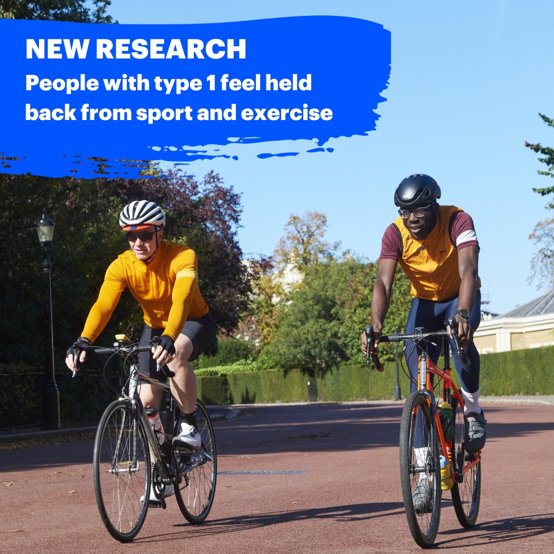 BT1DUK's tweet image. 📢 Our new #research shows that half of people with #Type1Diabetes feel held back from exercise and physical activity. 

💪We’re working to make it easier for people with type 1 to enjoy sports and exercise, the same as anybody else💙 

Read more: bit.ly/3PWNOR2

#GBDoc