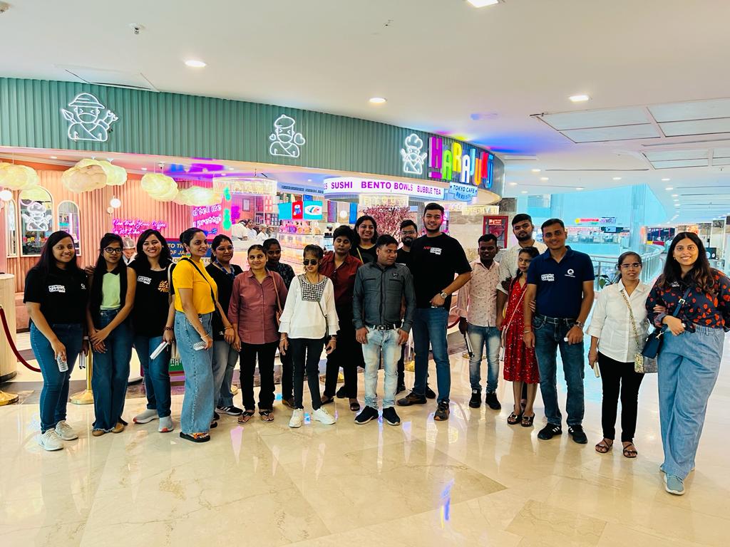 Thanks to Expedia Group for an incredible day of caring! Our blind students had a fantastic time watching the movie and exploring the mall, all thanks to the patient volunteers who explained everything with smiles on their faces <a href="/ExpediaGroup/">Expedia Group</a> <a href="/shaliniatNAB/">Shalini Khanna</a>