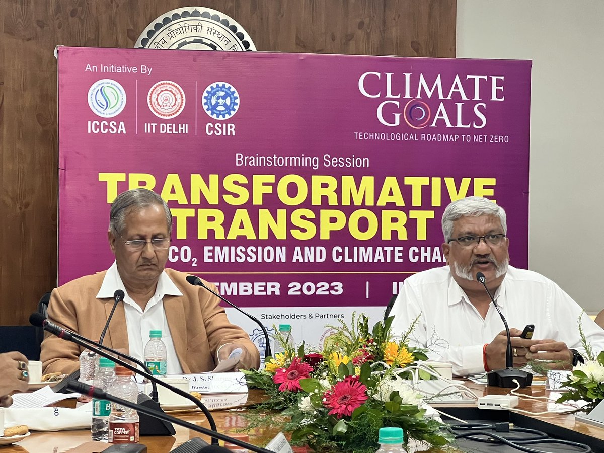 IccsaFoundation's tweet photo. #TransformativeTransport #ClimateGoals Panel 3: Gaps and Opportunities for Non-CO2 and Methane Emissions from the Transport Sector.
During his keynote address, Prof Avinash Agarwal @IITKanpur spoke on LCA for assessing the Damages to the Environment @ICM_IND @Gmethanehub @edf https://t.co/VUjpkypVhQ